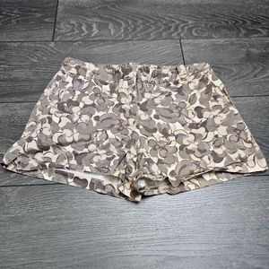 New york and company patterned shorts